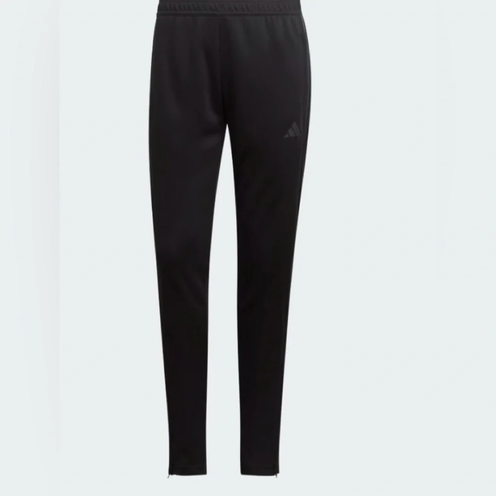 Adidas Tiro 23 Womens Regular Fit Tapered Leg Black Soccer Pants Size M